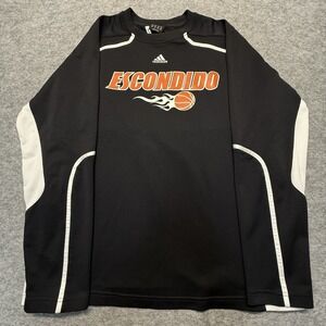 Adidas Climalite Athletic Top Men XL Black White Escondido Basketball